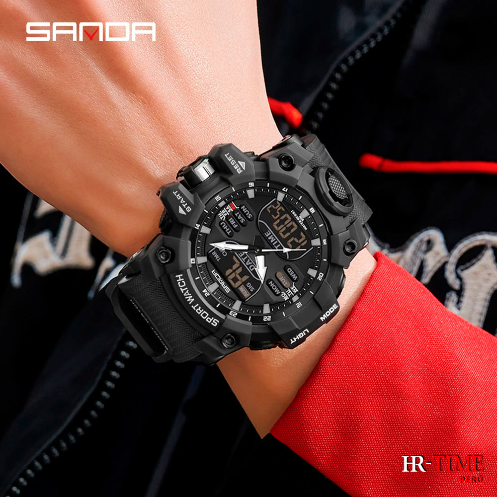 RELOJ 017 MATE NEGRO - SANDA